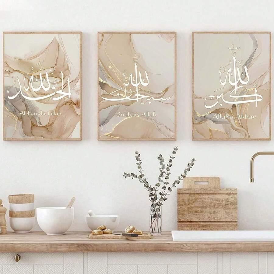 SHEIN PLAKAT NA ŚCIANĘ 3-PACK S07__30X40