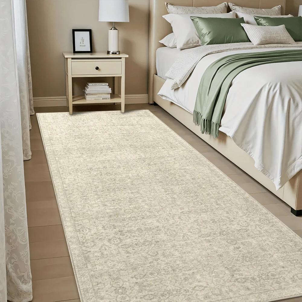 SHEIN BEŻOWY DYWAN WZÓR S07__50X150CM