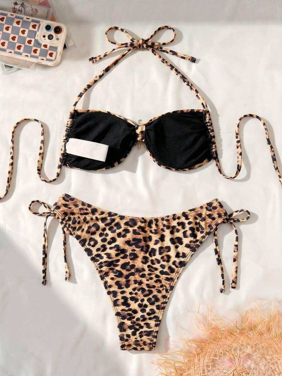 BONVOYETTE DWUCZĘŚCIOWY STRÓJ KĄPIELOWY ANIMAL PRINT S09__L