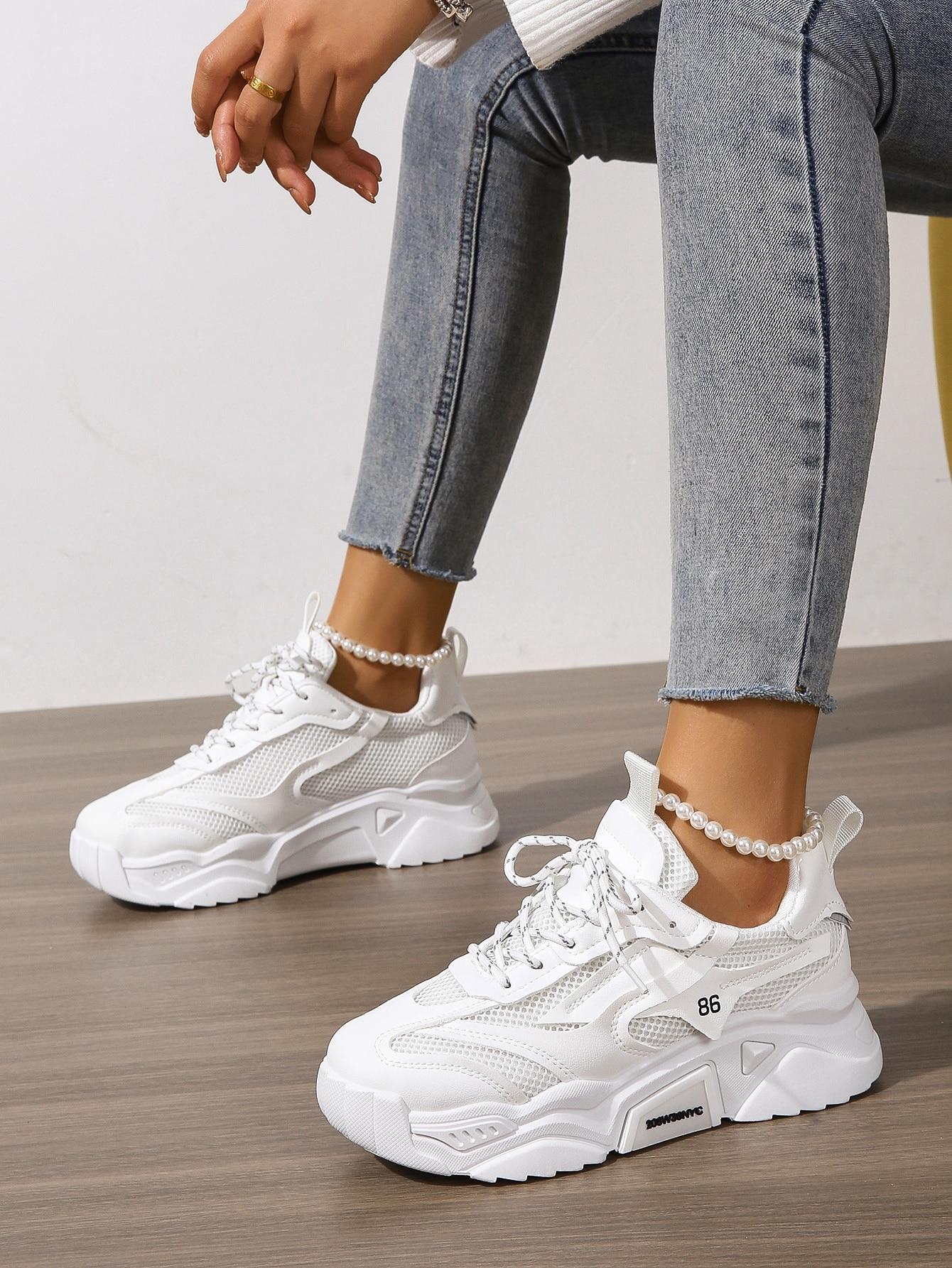 SHEIN BIAŁE BUTY SPORTOWE S06__38