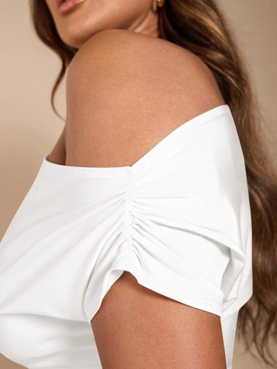 SHEIN BIAŁA ASYMETRYCZNA BLUZKA S06__46