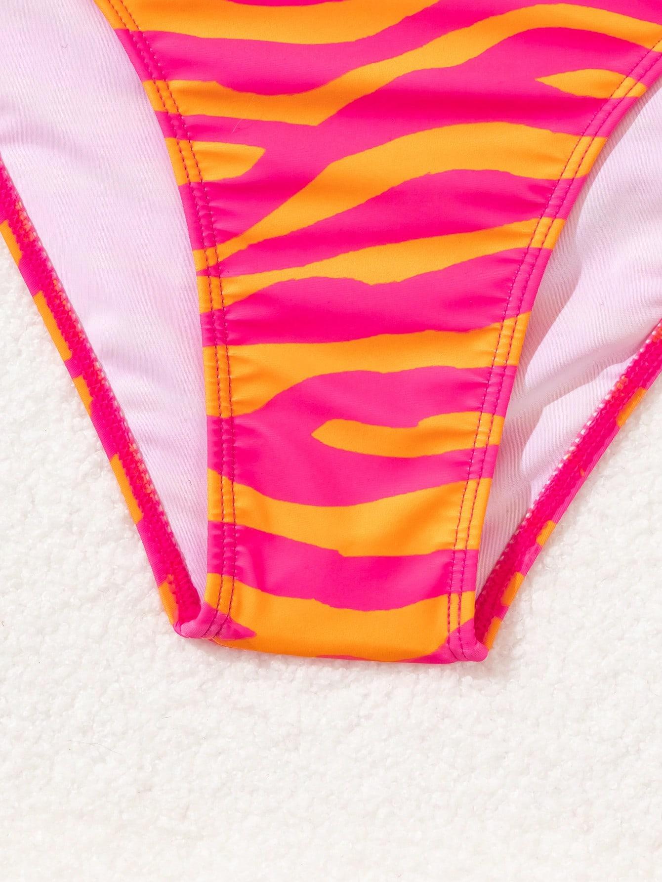 SHEIN DWUCZĘŚCIOWY STRÓJ KĄPIELOWY S06__XL