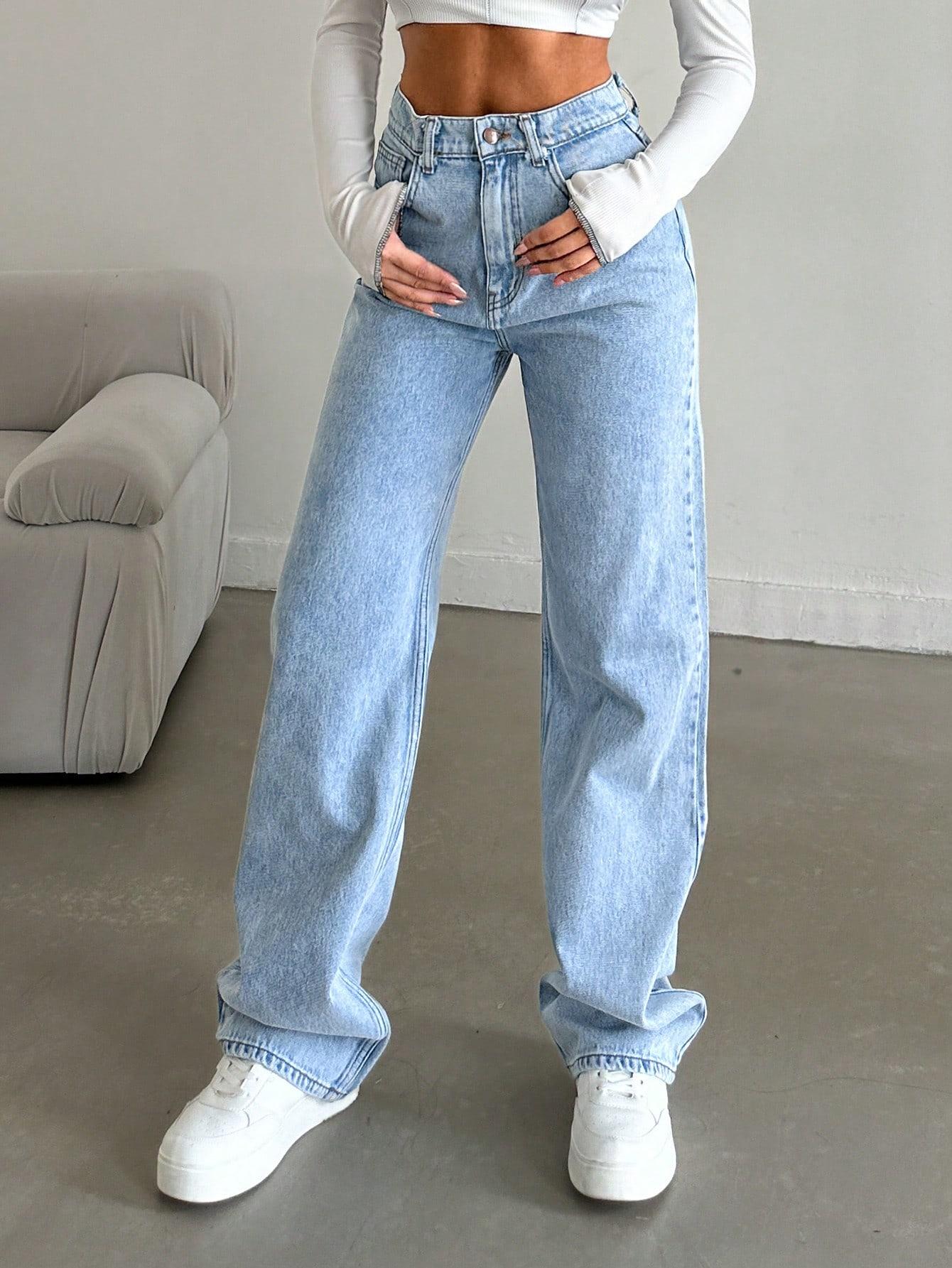 SHEIN NIEBIESKIE SPODNIE JEANS S06__M