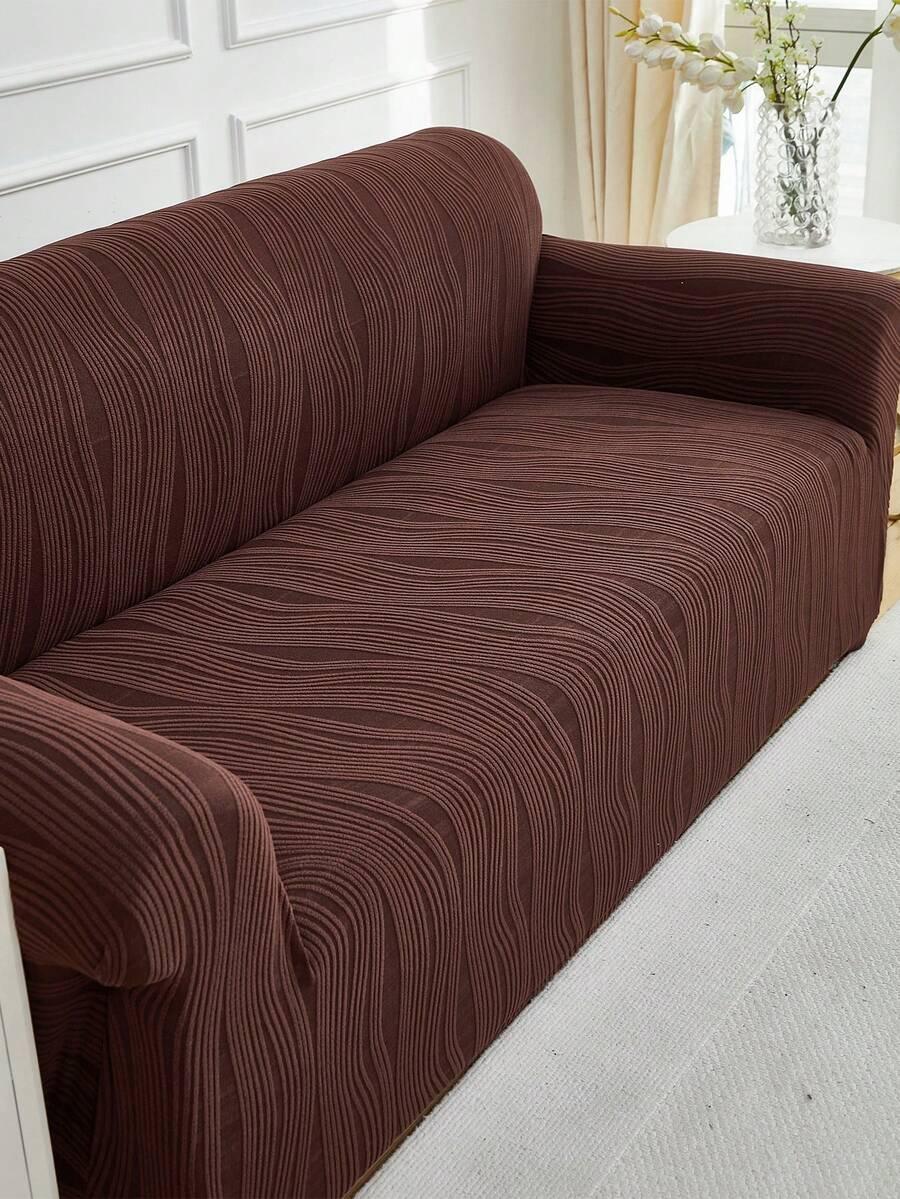 SHEIN BRĄZOWY POKROWIEC NA SOFĘ S07__190-230CM