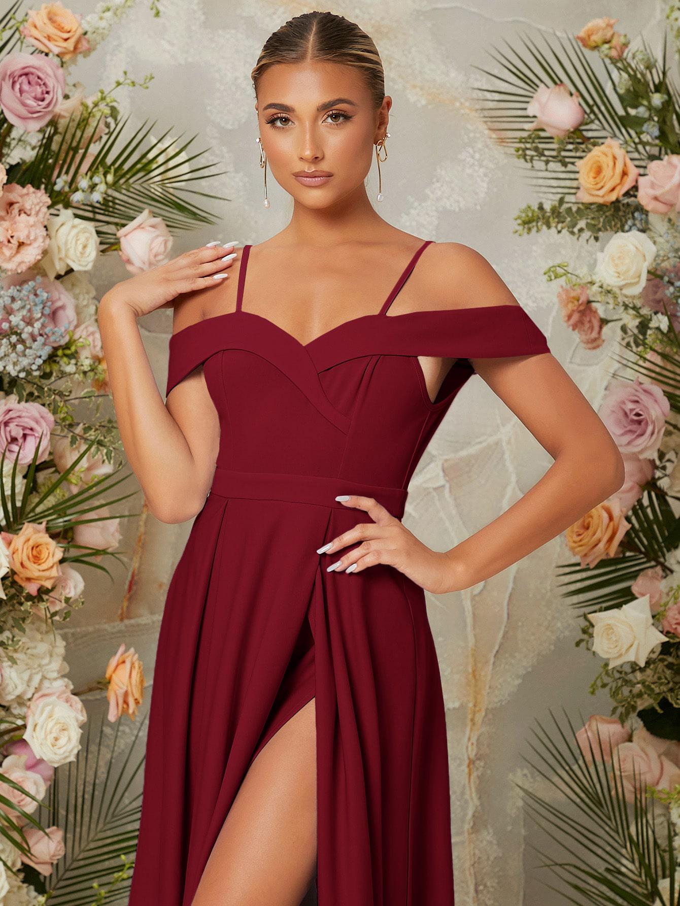 SHEIN MAXI SUKIENKA ODKRYTE RAMIONA S06__L