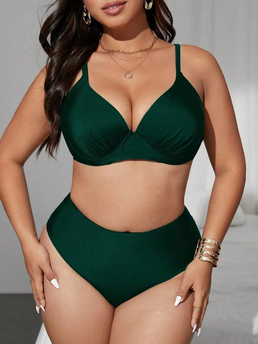 SHEIN DWUCZĘŚCIOWY STRÓJ KĄPIELOWY S09__XXL