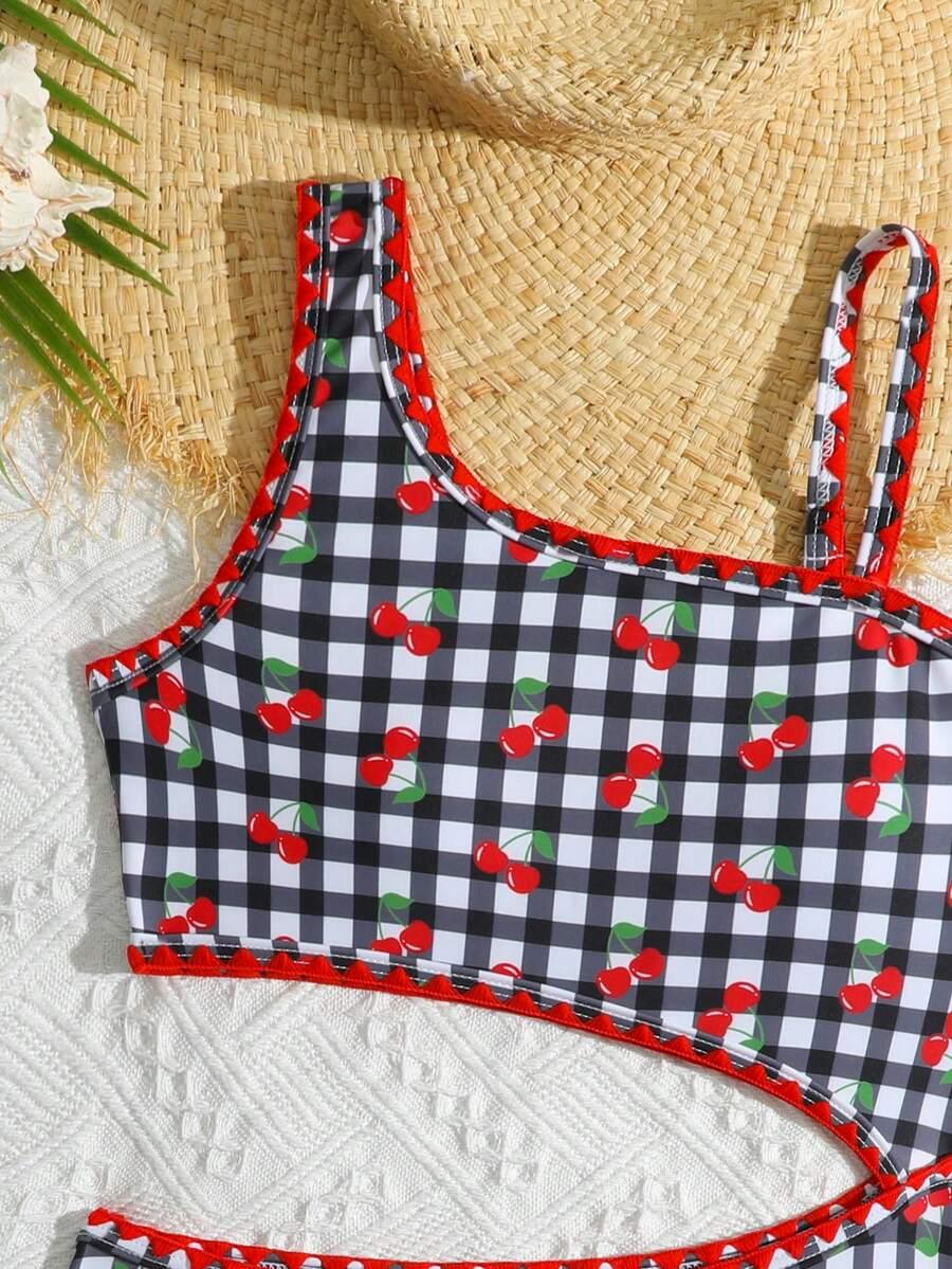SHEIN JEDNOCZĘŚCIOWY STRÓJ KĄPIELOWY S09__128-134