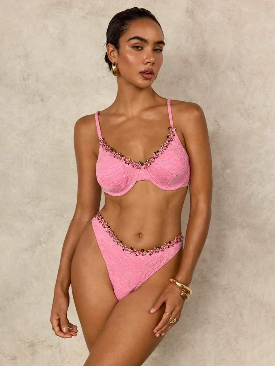 SHEIN DWUCZĘŚCIOWY STRÓJ KĄPIELOWY PK01__M