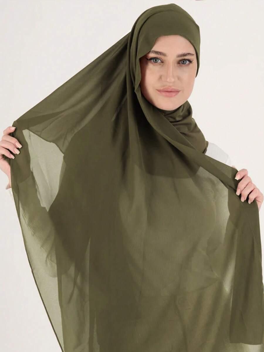 SHEIN ZIELONA CHUSTA HIDŻAB S07