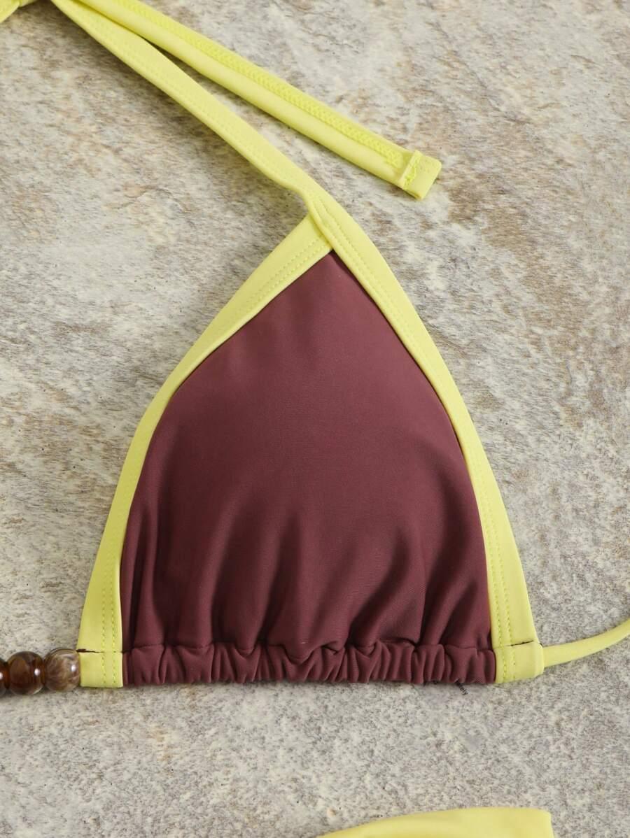 SHEIN DWUCZĘŚCIOWY STRÓJ KĄPIELOWY S09__XS