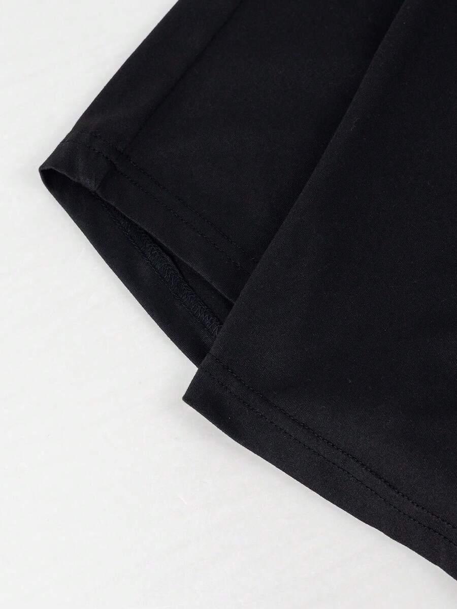 SHEIN CZARNE SPODENKI DRESOWE S06__146-152