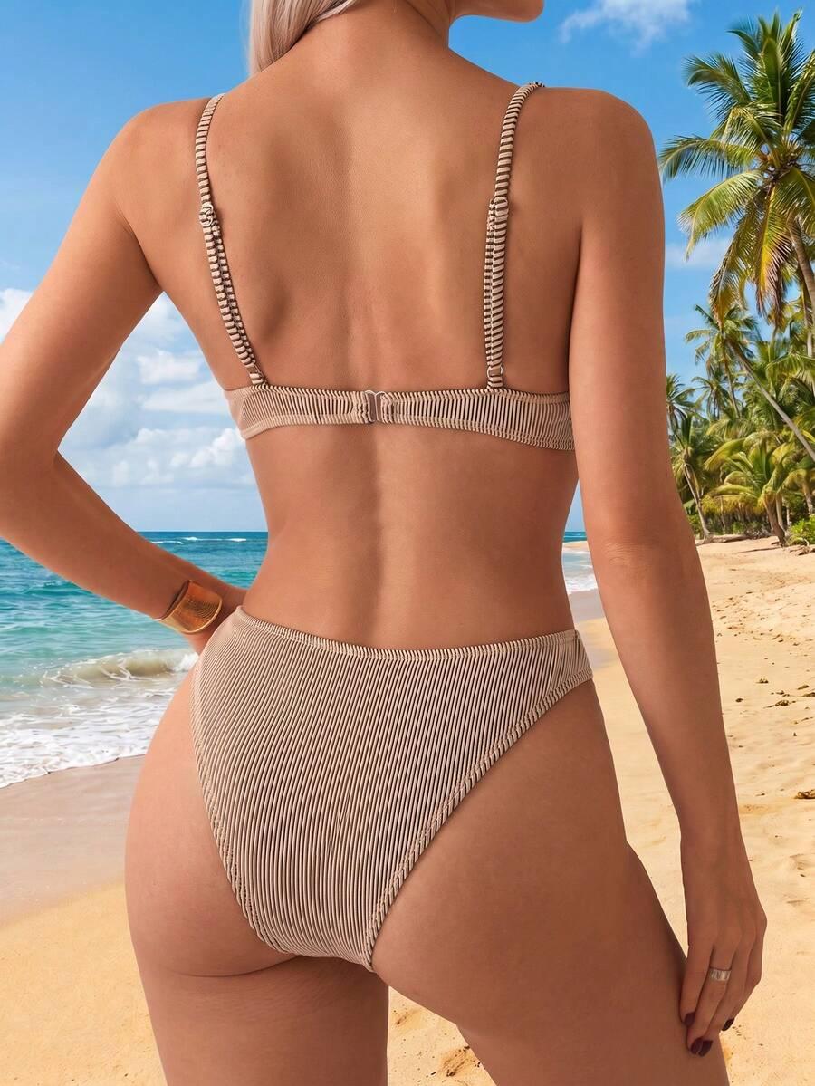 SHEIN DWUCZĘŚCIOWY STRÓJ KĄPIELOWY S09__S