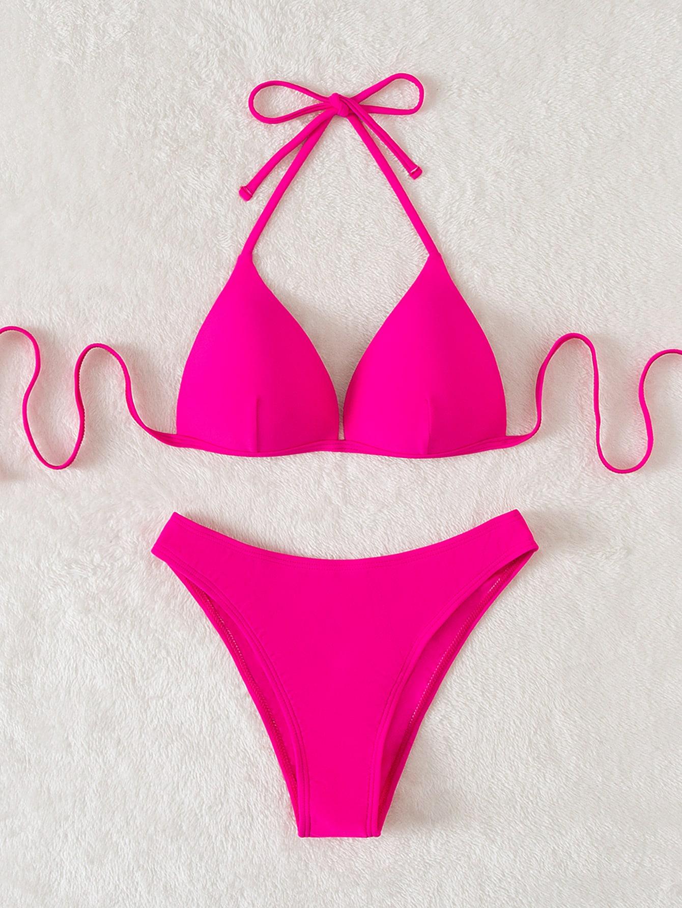 SHEIN DWUCZĘŚCIOWY STRÓJ KĄPIELOWY S09__L