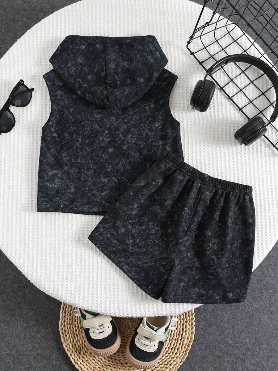 SHEIN CZARNE SPODENKI KIESZENIE S06__98