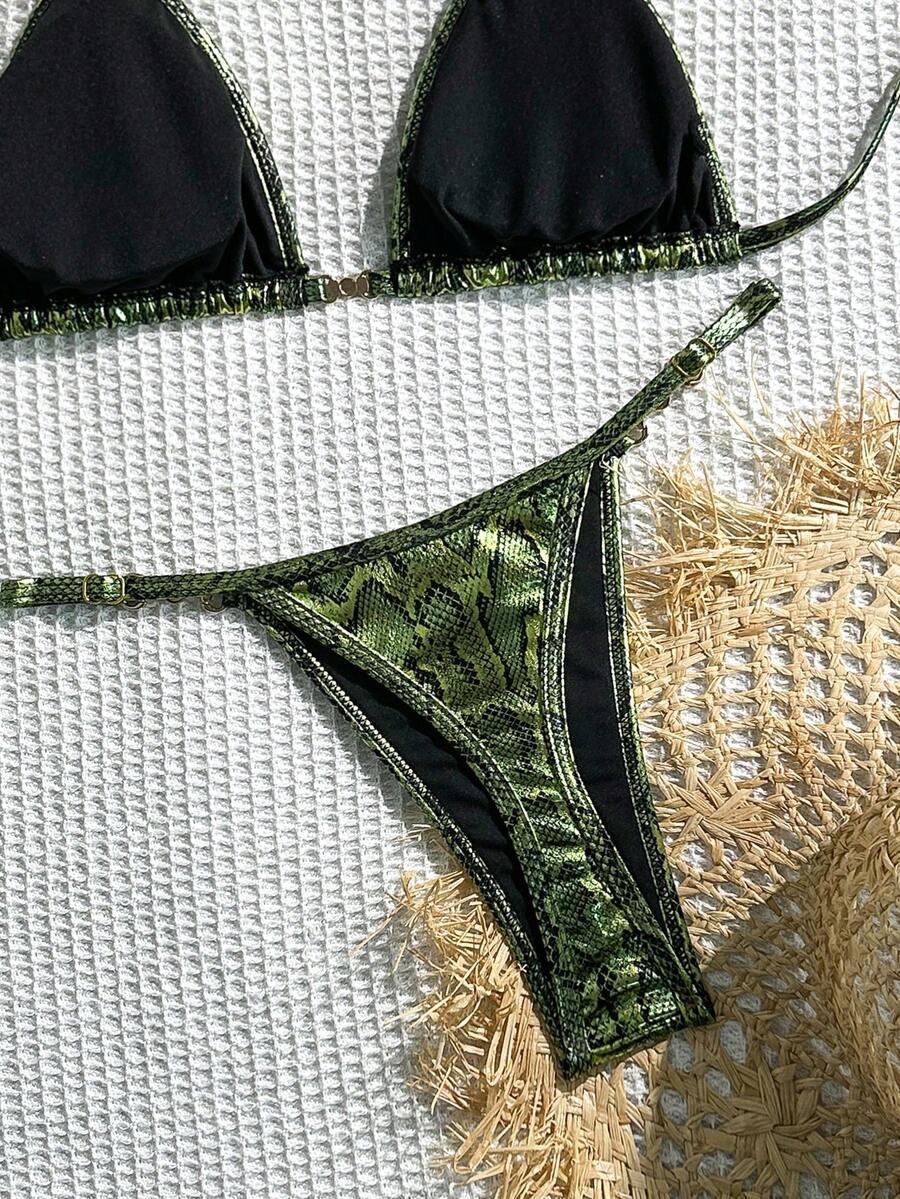 SHEIN DWUCZĘŚCIOWY STRÓJ KĄPIELOWY S09__L