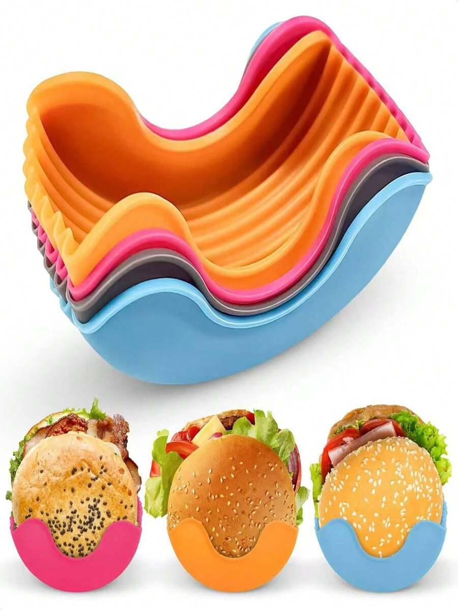 SHEIN UCHWYT PODSTAWKA NA BURGERA 4-PACK S07__10,5X5,5