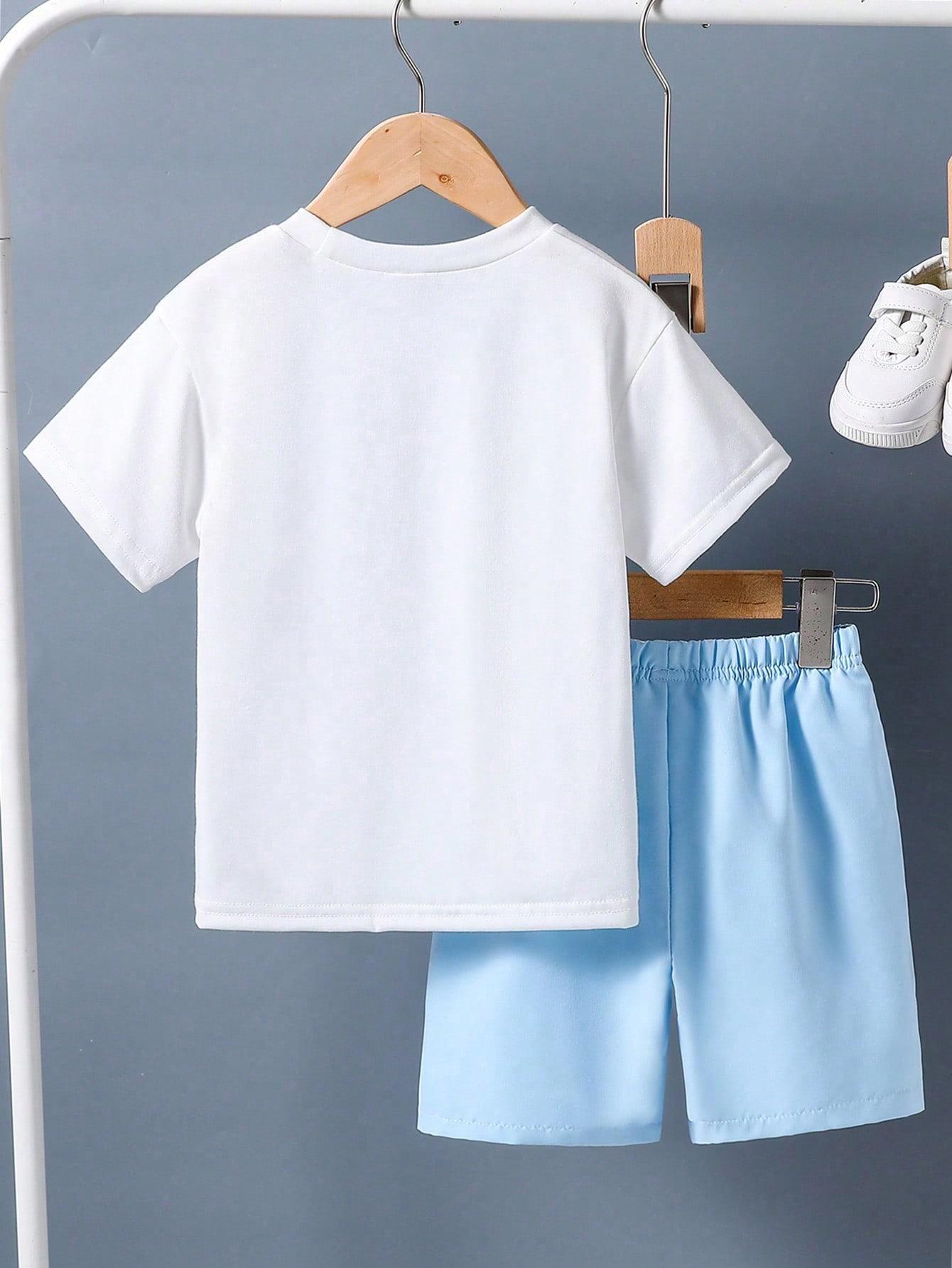 SHEIN NIEBIESKIE KRÓTKIE SPODENKI S06__98/104