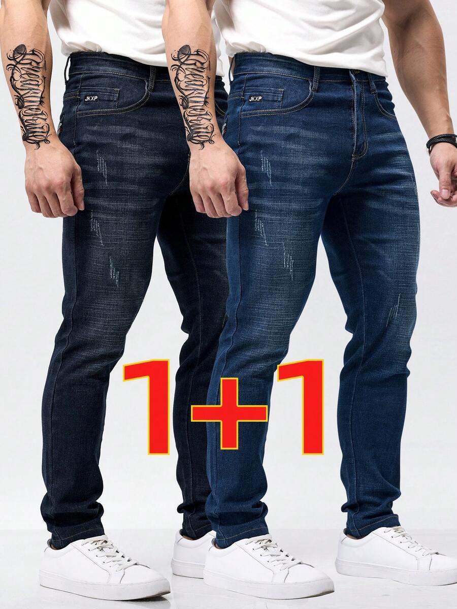 SHEIN SPODNIE JEANS 2-PACK S06__W36