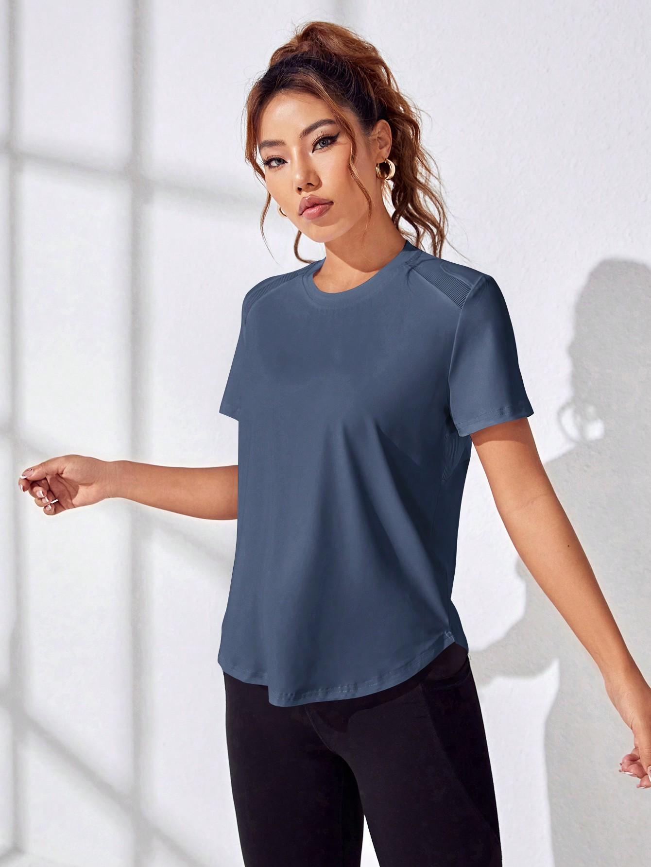 SHEIN SPORTOWA BLUZKA KRÓTKI RĘKAW S09__XXL