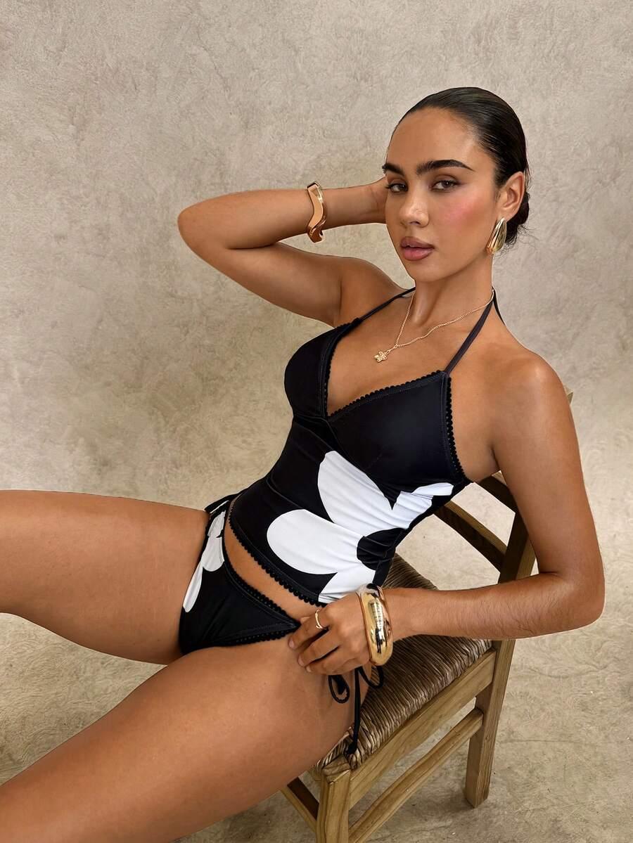SHEIN DWUCZĘŚCIOWY STRÓJ KĄPIELOWY S09__S