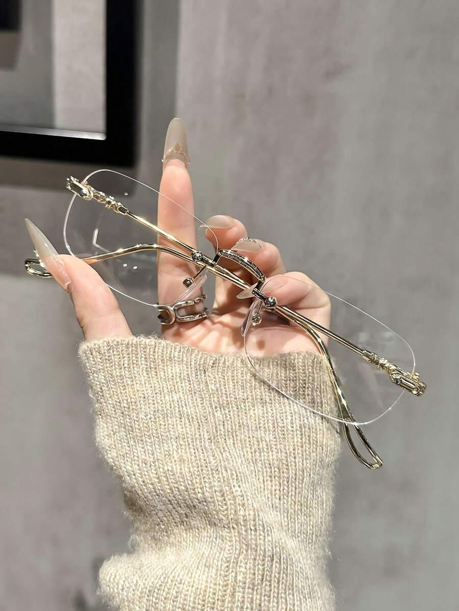 SHEIN PRZEZROCZYSTE OKULARY ZERÓWKI S07__