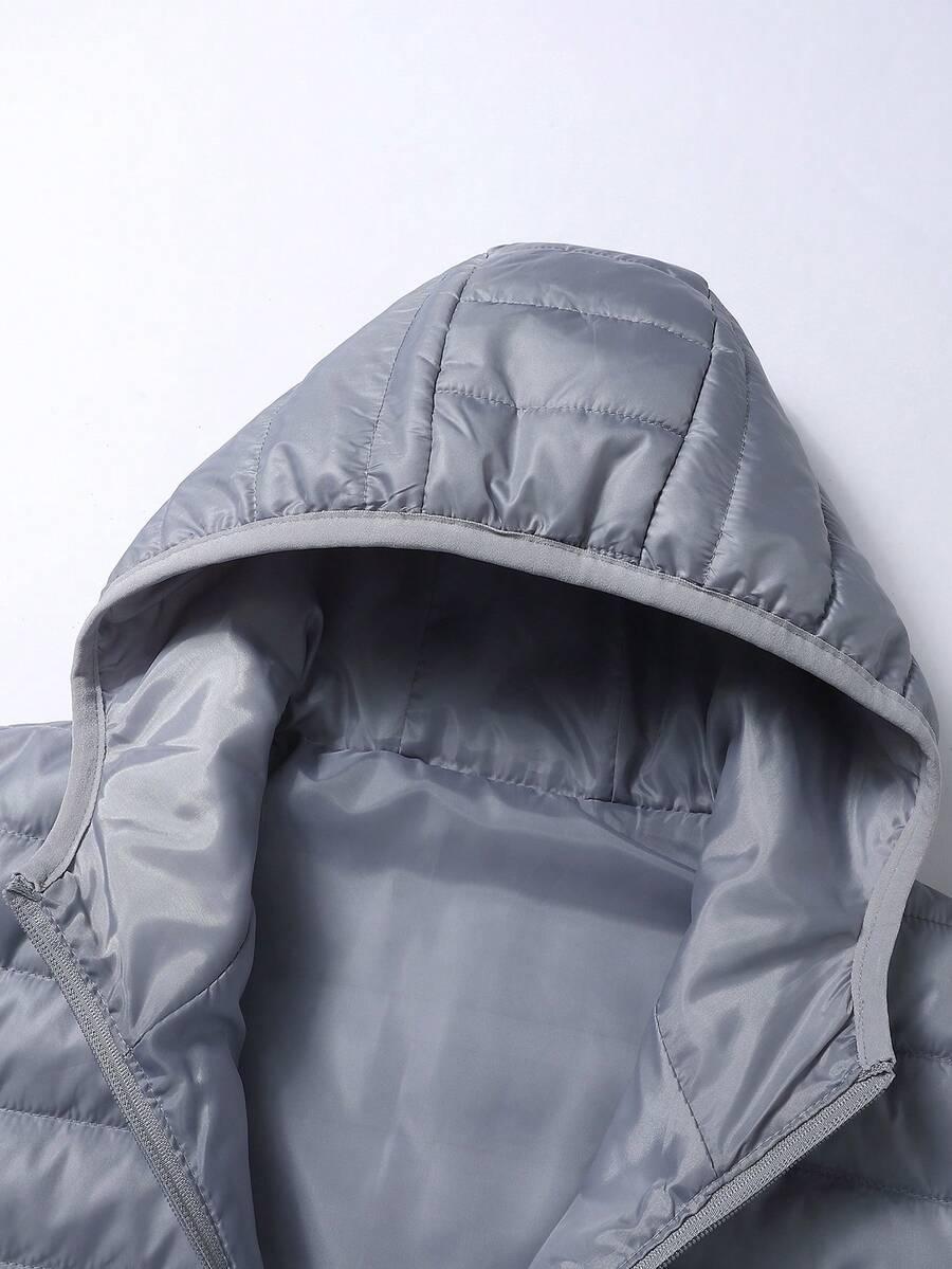 SHEIN NIEBIESKA KURTKA Z KAPTUREM W01__L
