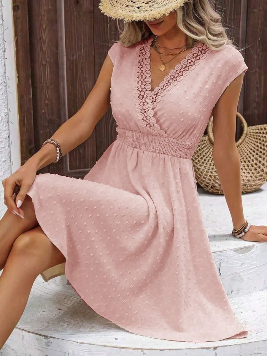SHEIN MINI SUKIENKA KRÓTKI RĘKAW S06__XL
