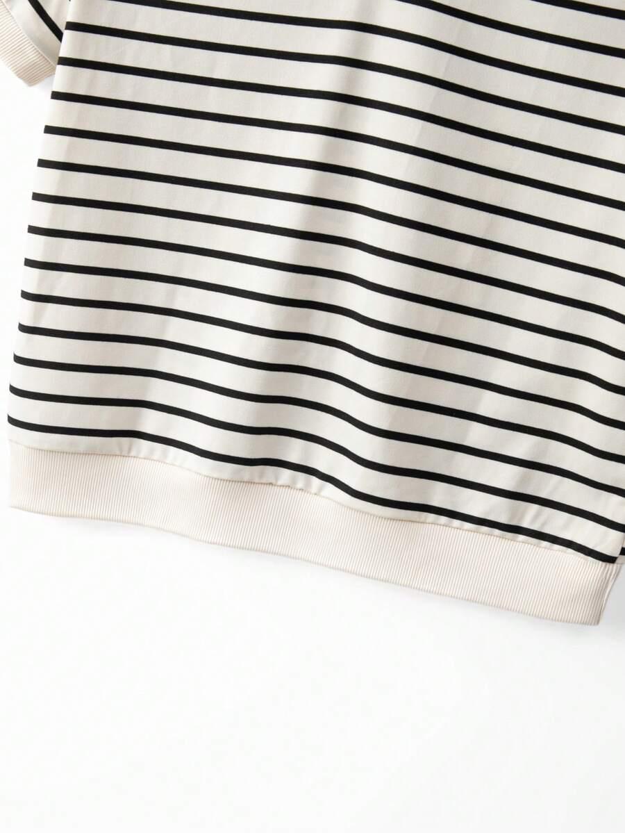FRANCLIA KREMOWA BLUZKA PRINT PASKI S06__M