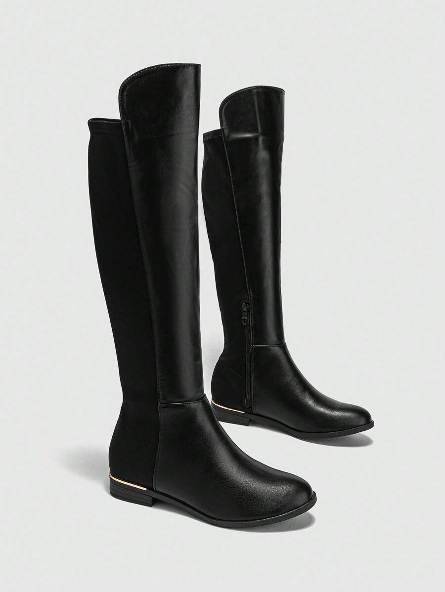 SHEIN CZARNE KOZAKI IMITACJA SKÓRY W01__38
