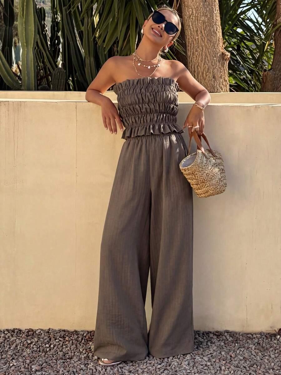 SHEIN TOP SPODNIE KOMPLET S06__S