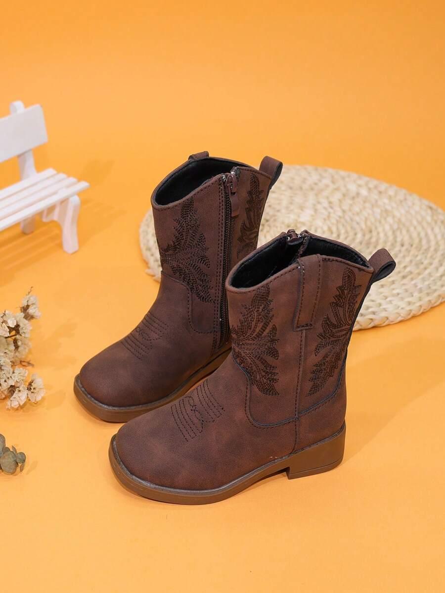 SHEIN BRĄZOWE BOTKI ZAMEK W01__31