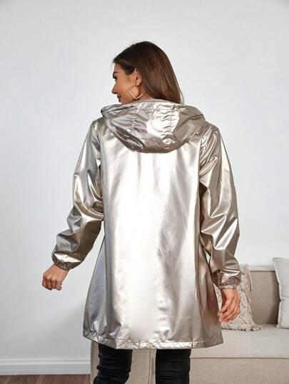 SHEIN PRZECIWDESZCZOWA KURTKA ZAMEK W01__L