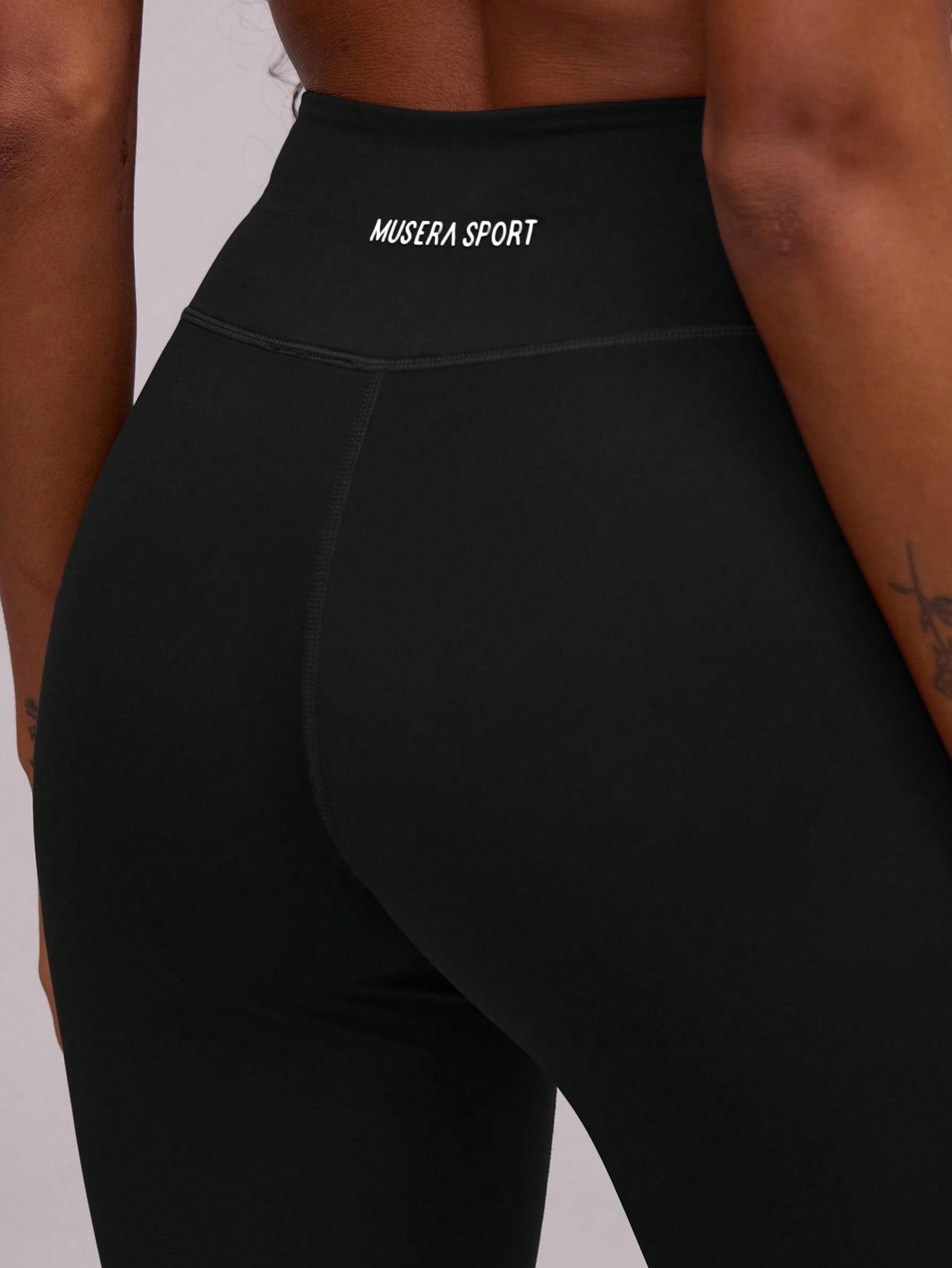 MUSERA CZARNE LEGGINSY SPORTOWE S06__M