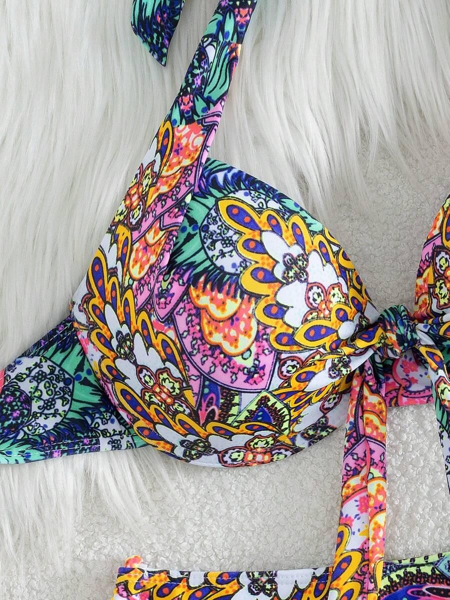 SHEIN DWUCZĘŚCIOWY STRÓJ KĄPIELOWY S09__XL