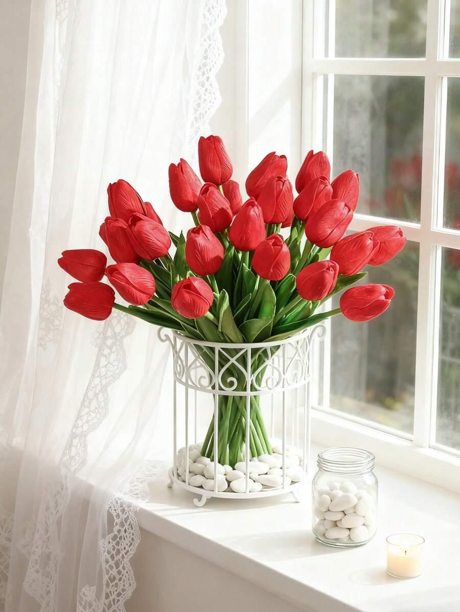 SHEIN SZTUCZNE KWIATY TULIPANY 5-PACK S07__35X4