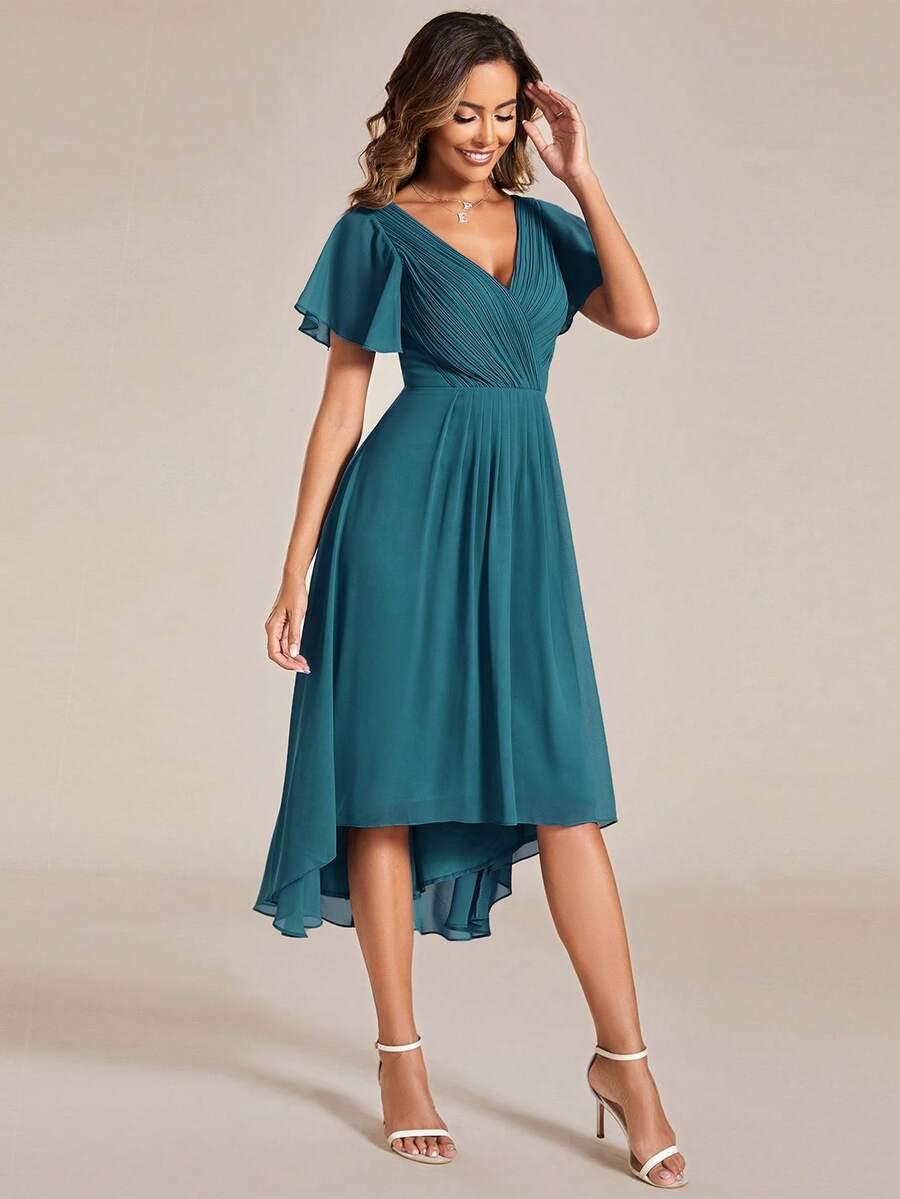 EVERPRETTY NIEBIESKA MIDI SUKIENKA S06__XXL