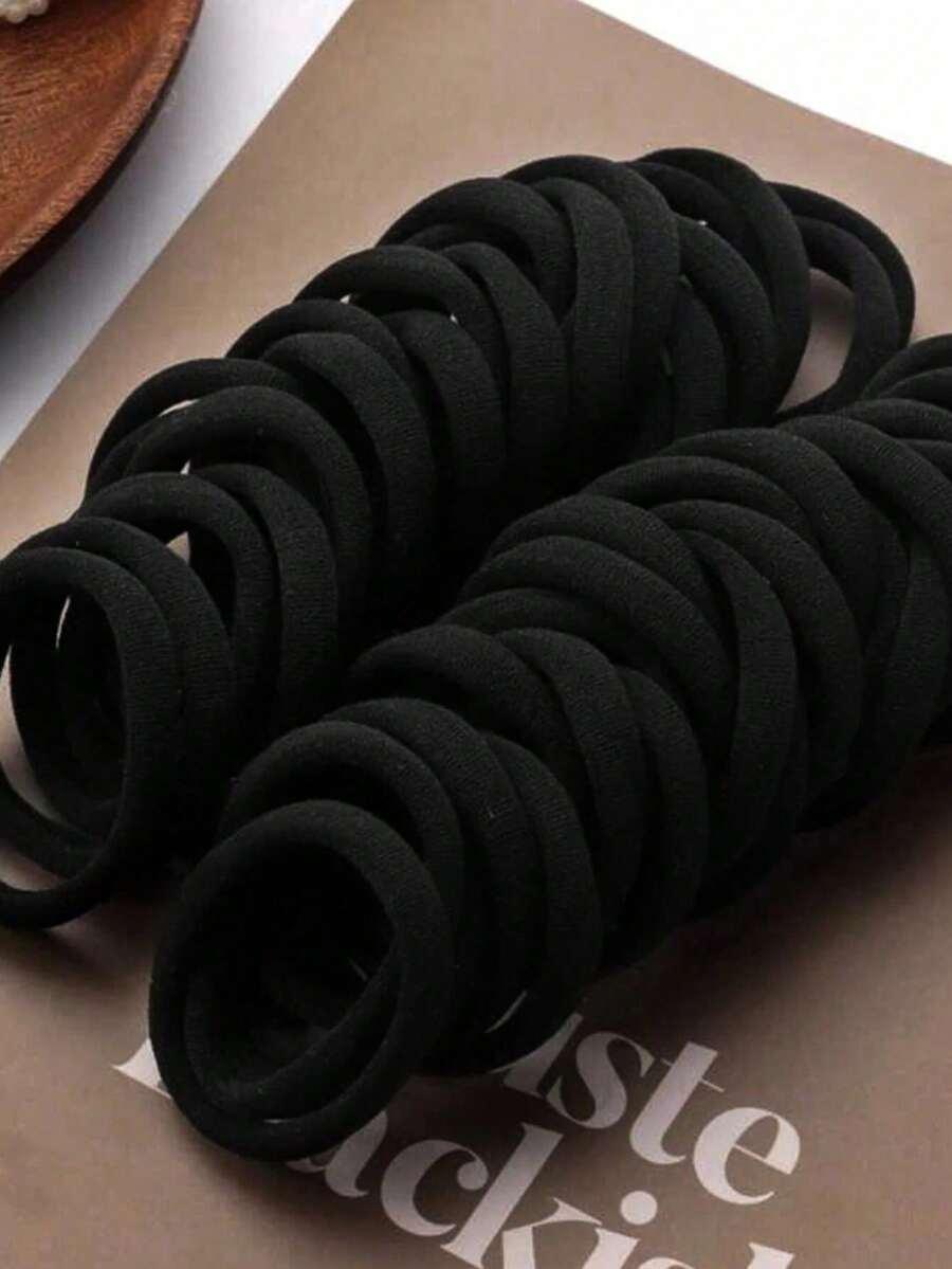 SHEIN CZARNE FROTKI DO WŁOSÓW 20-PACK S07