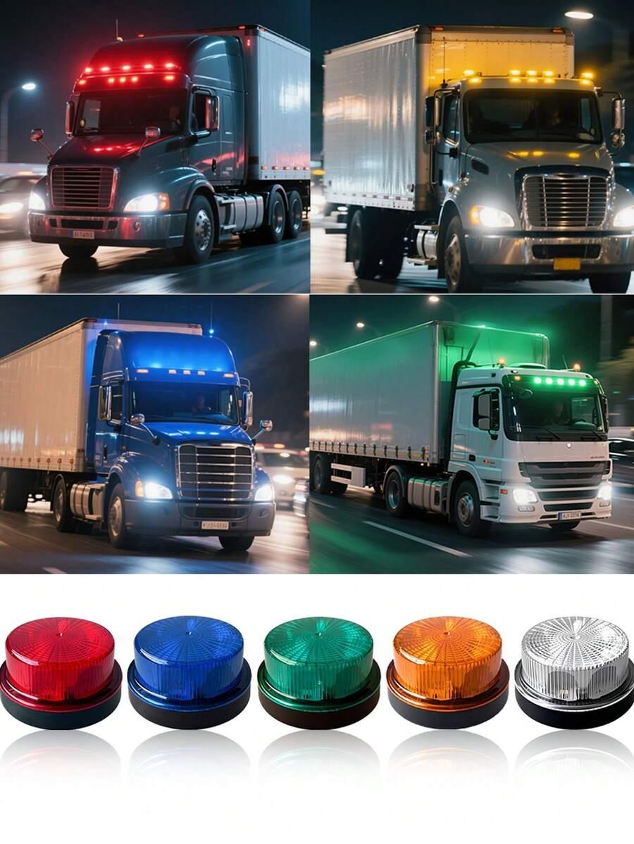 SHEIN POMARAŃCZOWA LAMPA OSTRZEGAWCZA LED S07__