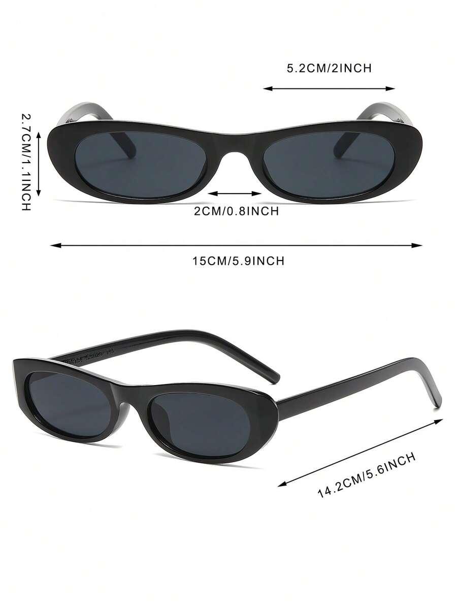 SHEIN CZARNE OKULARY PRZECIWSŁONECZNE S07