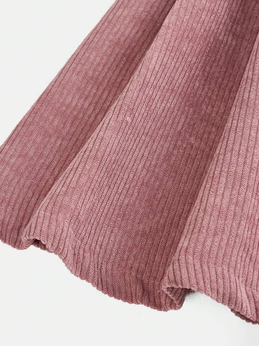 SHEIN RÓŻOWA SPÓDNICA GUZIKI S06__122-128