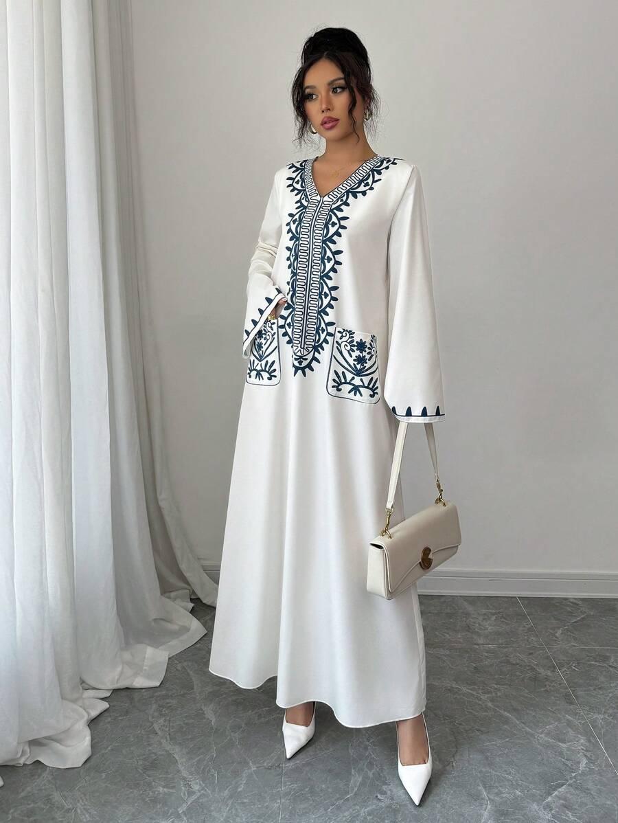 SHEIN BIAŁA MAXI SUKIENKA S06__L