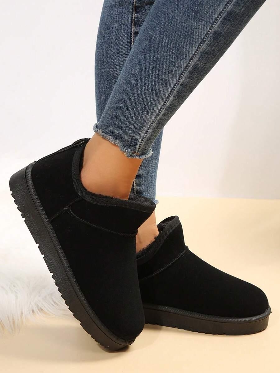 SHEIN CZARNE WSUWANE ŚNIEGOWE W01__39