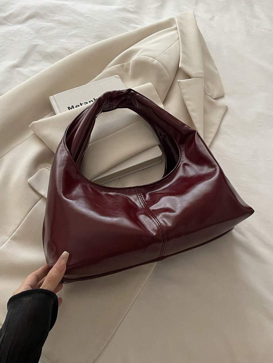 SHEIN BORDOWA TOREBKA IMITACJA SKÓRY S07__13X30