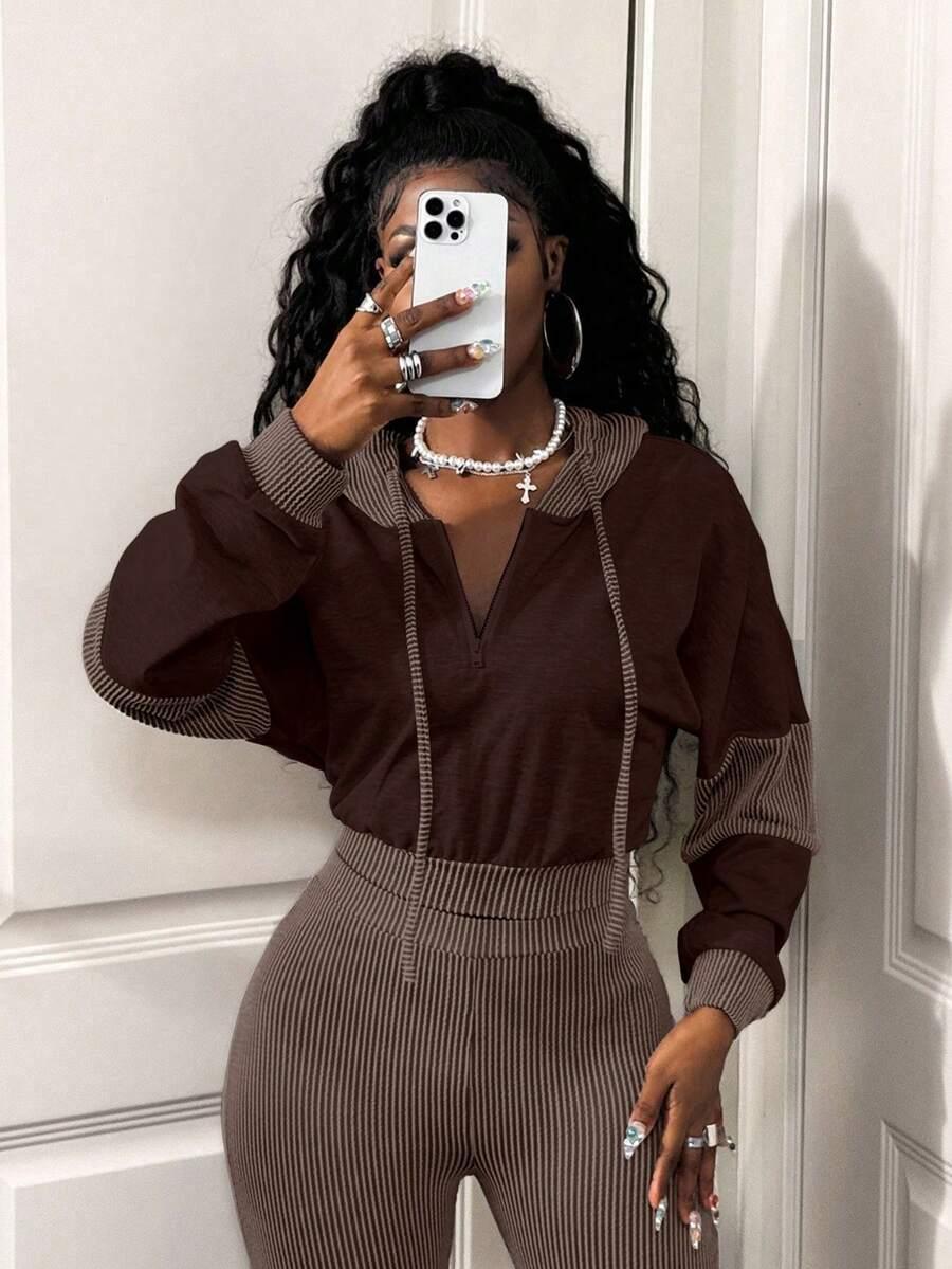 SHEIN BLUZA SPODNIE KOMPLET S06__L