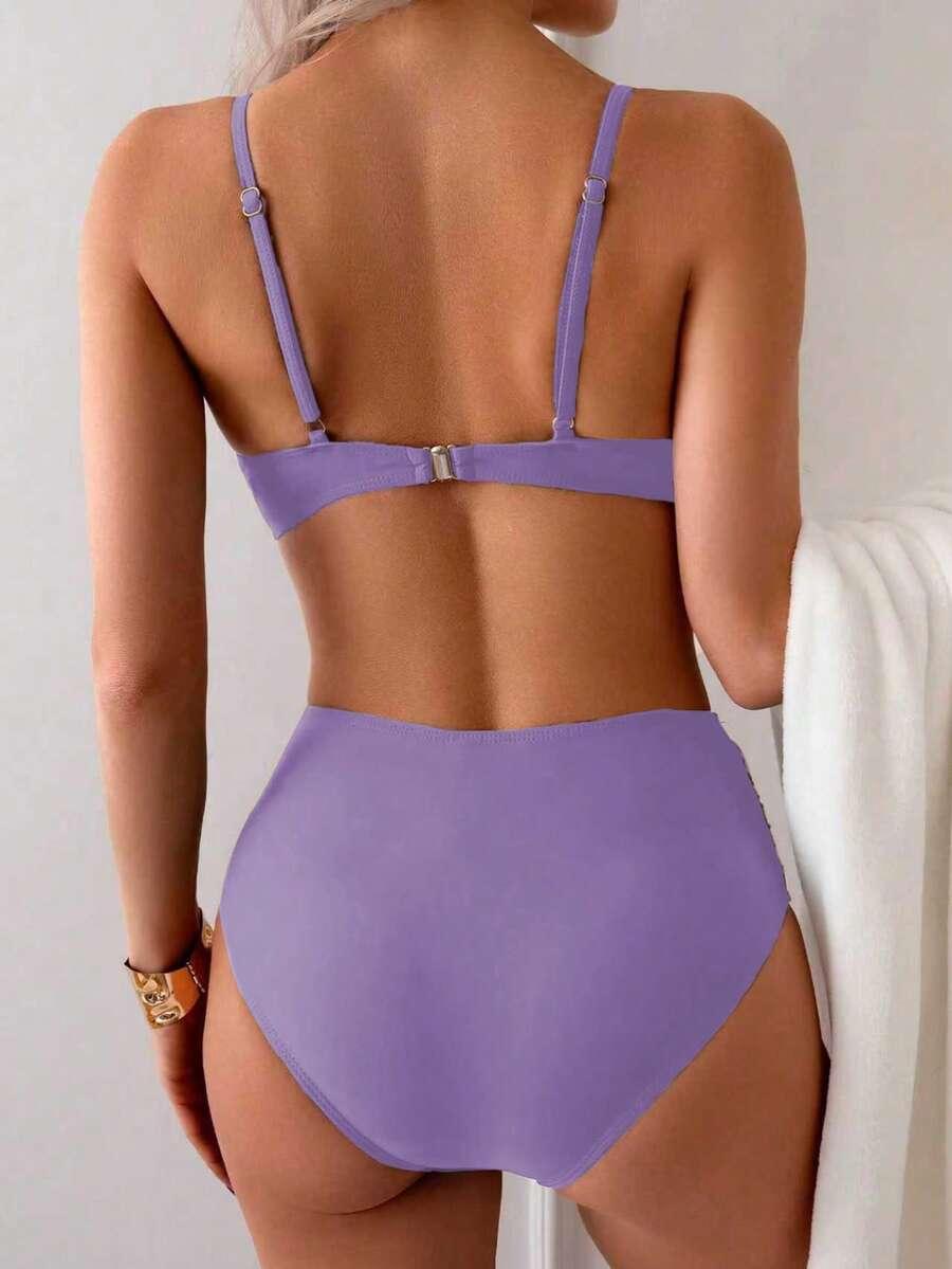 SHEIN DWUCZĘŚCIOWY STRÓJ KĄPIELOWY S09__XL