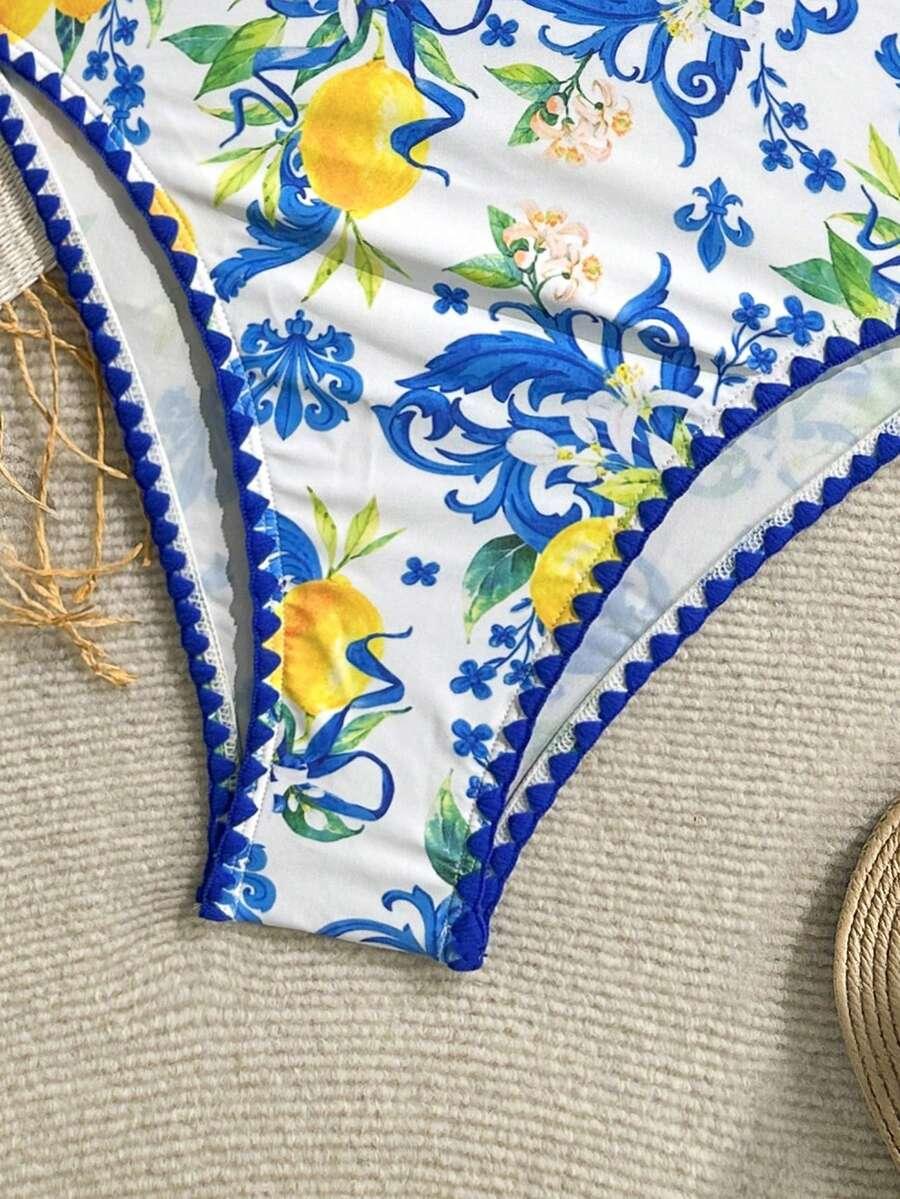 SHEIN JEDNOCZĘŚCIOWY STRÓJ KĄPIELOWY S06__128-134