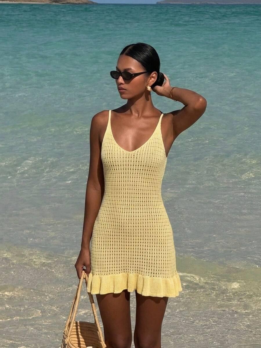SHEIN ŻÓŁTA MINI SUKIENKA S06__XXL