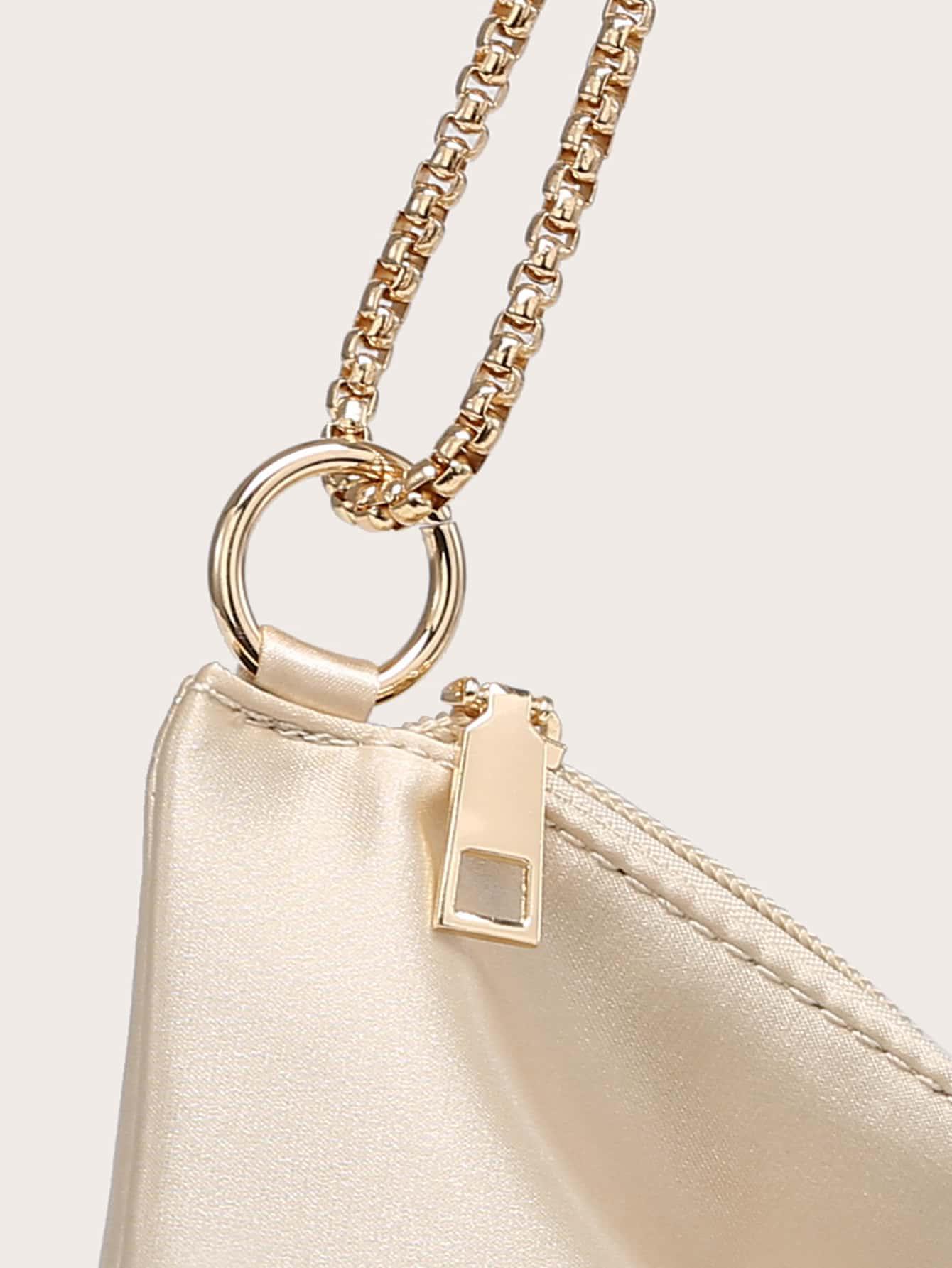 SHEIN ZŁOTA TOREBKA NA ŁAŃCUSZKU S07__27,5X15CM