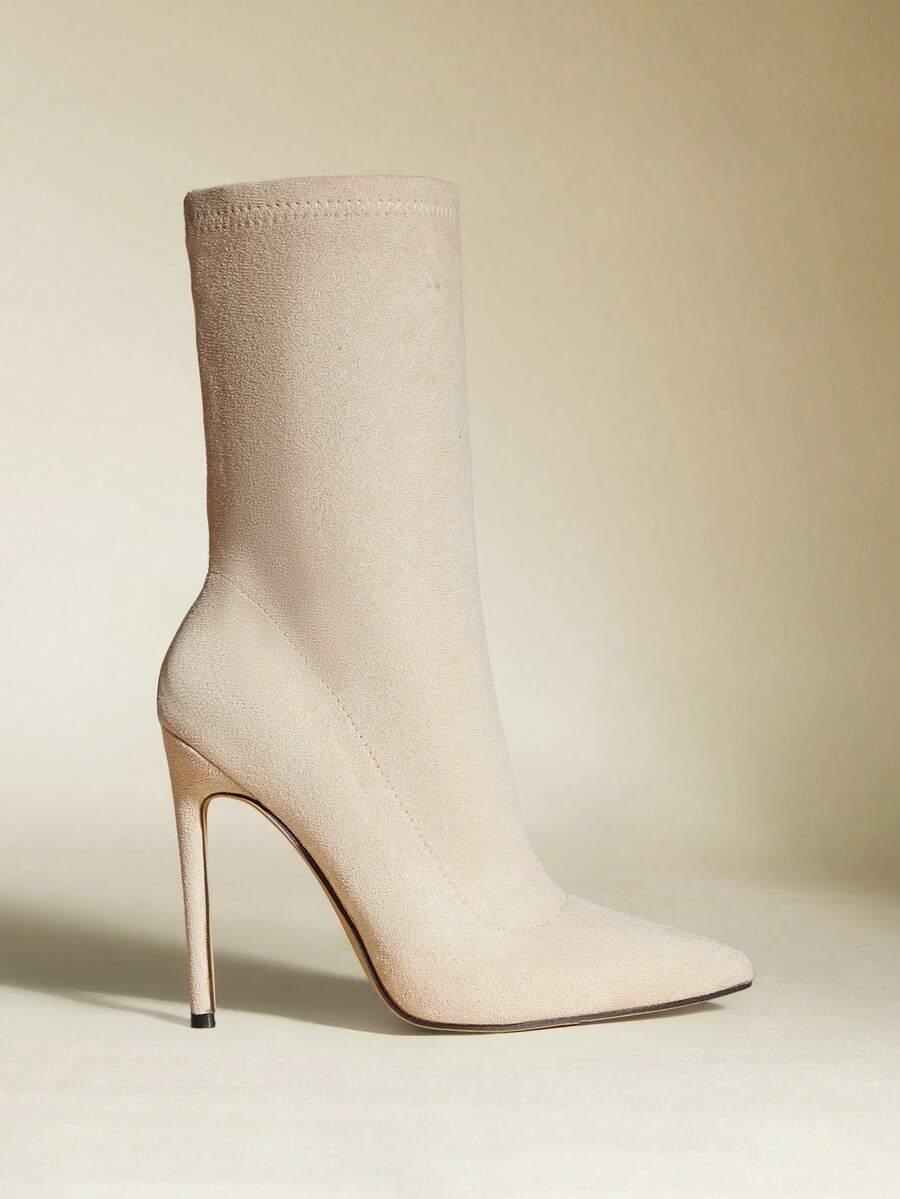 SHEIN BEŻOWE BOTKI OBCAS W01__39
