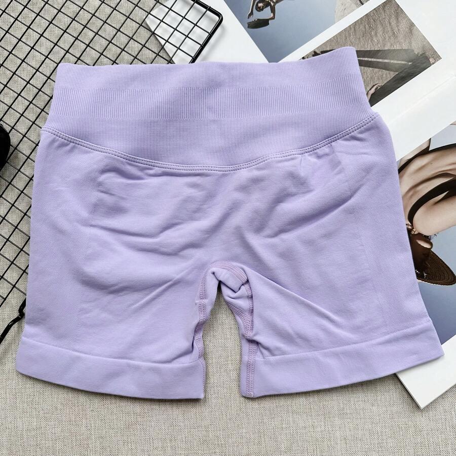 SHEIN FIOLETOWE SPORTOWE SPODENKI PK01__S